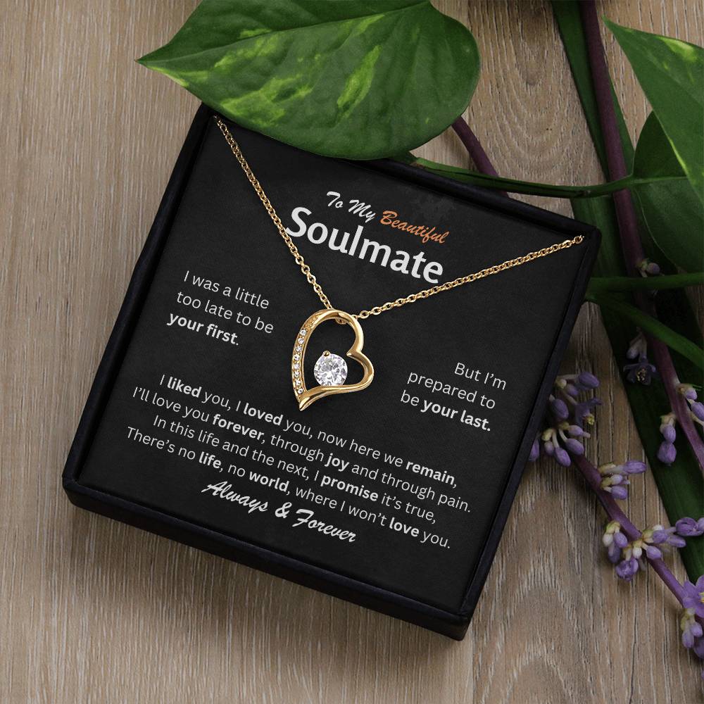 To My Soulmate - Forever Love Necklace Gift Set - TJ064