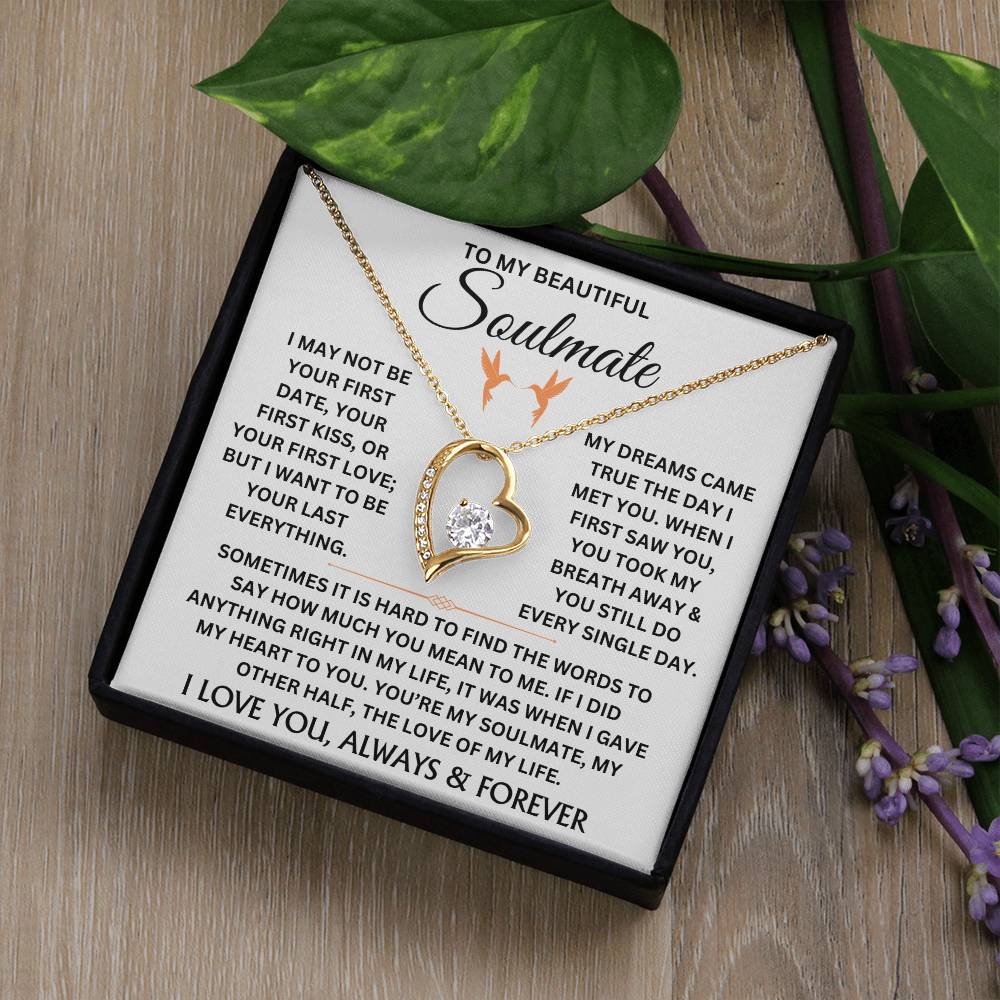 To My Beautiful Soulmate - Forever Love Personalized Gift Set - TJ044V3