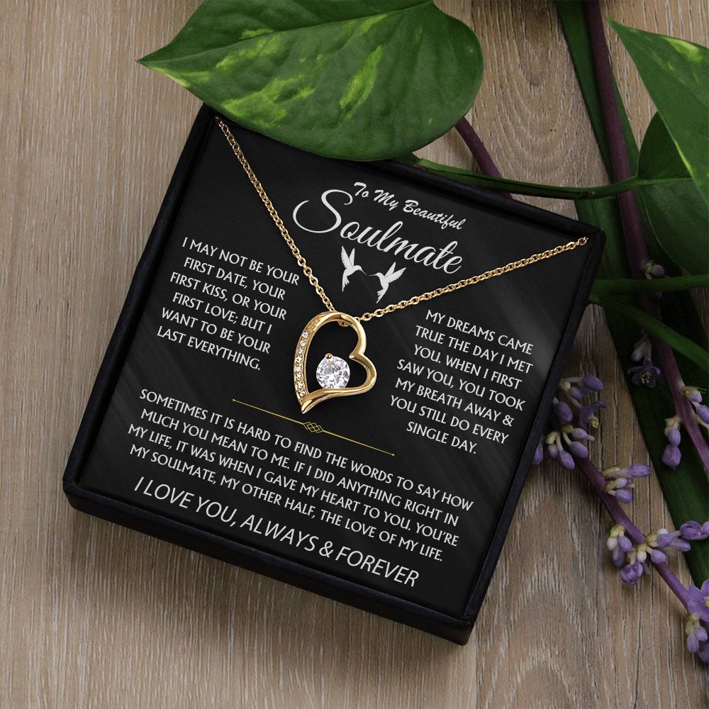 To My Beautiful Soulmate - Forever Love Personalized Gift Set - TJ044V5