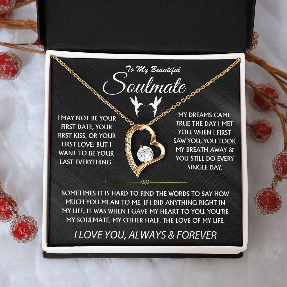 To My Beautiful Soulmate - Forever Love Personalized Gift Set - TJ044V5