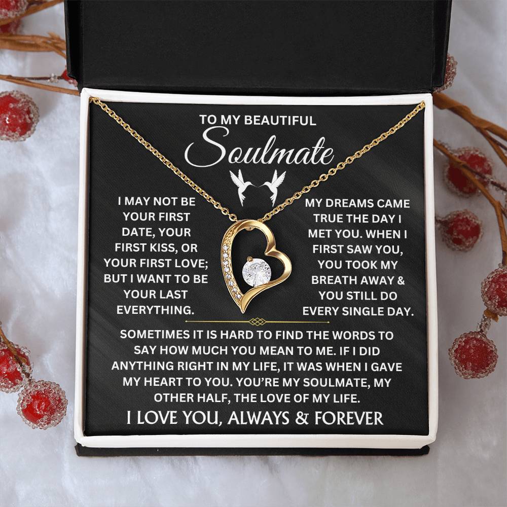 To My Beautiful Soulmate - Forever Love Personalized Gift Set - TJ044V2