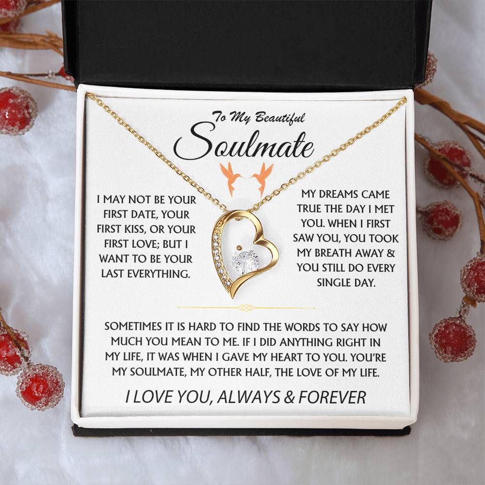 To My Beautiful Soulmate - Forever Love Personalized Gift Set - TJ044V6