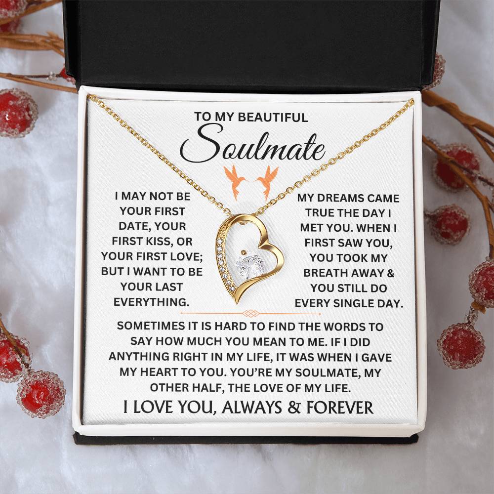 To My Beautiful Soulmate - Forever Love Personalized Gift Set - TJ044V3