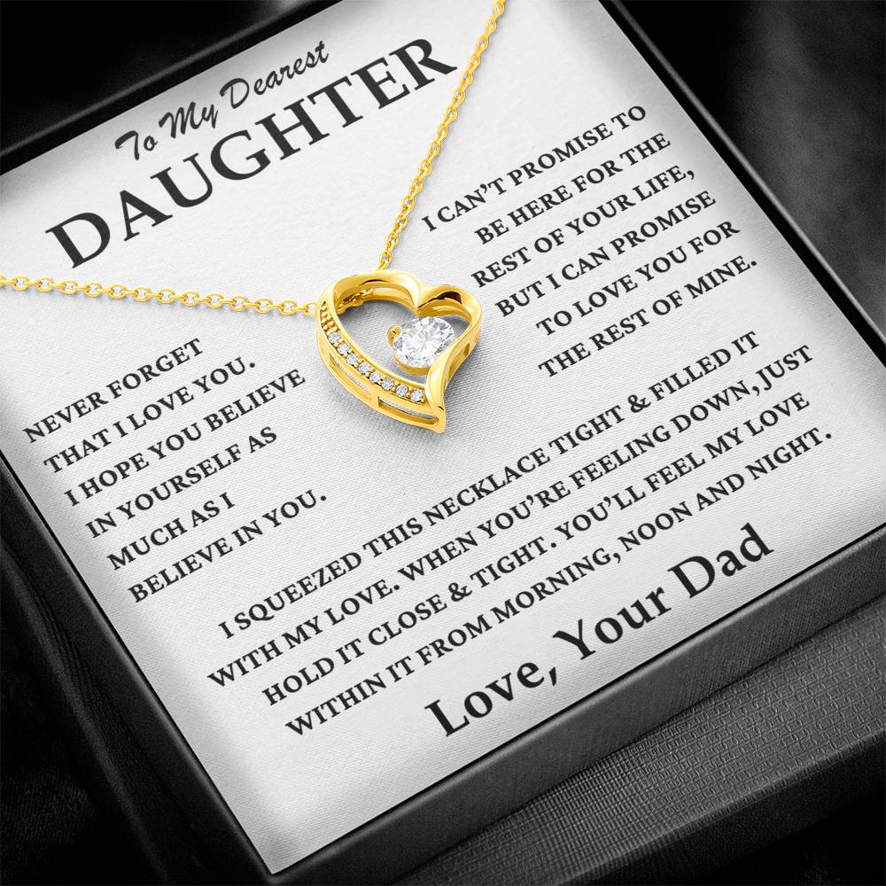 To My Dearest Daughter - Love Dad - Forever Love Gift Set - TJ092