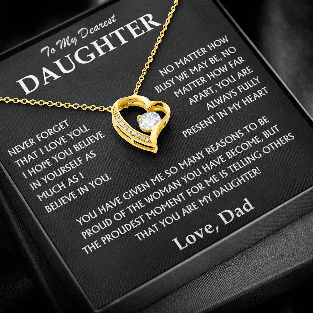 To My Dearest Daughter - Love Dad - Forever Love Gift Set - TJ093