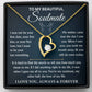To My Beautiful Soulmate - Love Knot Necklace Gift Set - TJ083