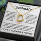 To My Beautiful Soulmate - Necklace Gift Set - TJ301 Personalized
