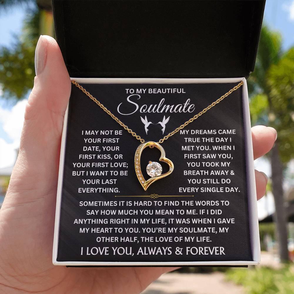 To My Beautiful Soulmate - Forever Love Personalized Gift Set - TJ044V2