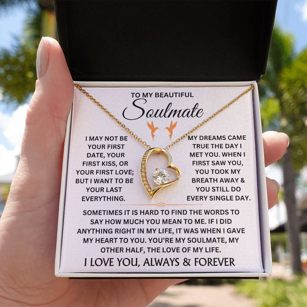 To My Beautiful Soulmate - Forever Love Personalized Gift Set - TJ044V3