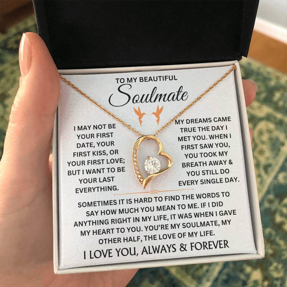 To My Beautiful Soulmate - Forever Love Personalized Gift Set - TJ044V3