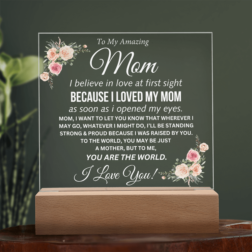 To My Amazing Mom - Acrylic Plaque - TJ164
