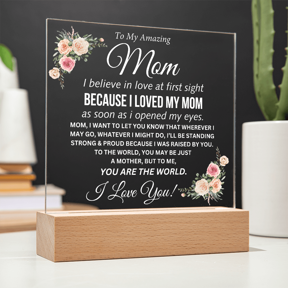 To My Amazing Mom - Acrylic Plaque - TJ164