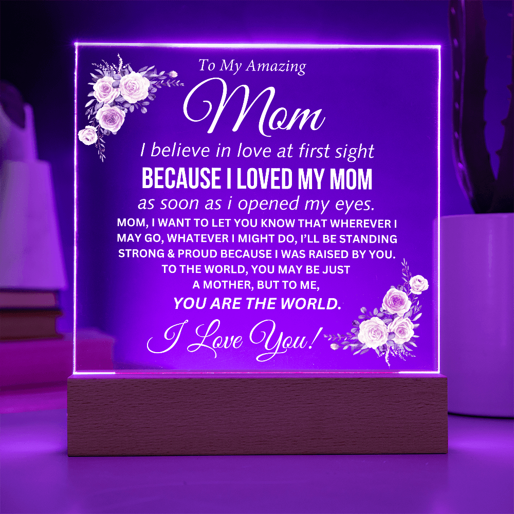 To My Amazing Mom - Acrylic Plaque - TJ164