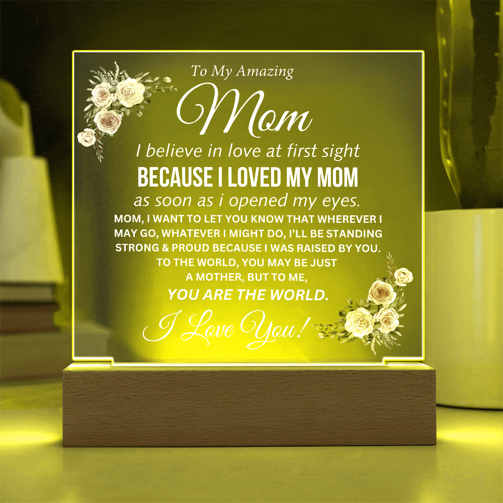 To My Amazing Mom - Acrylic Plaque - TJ164