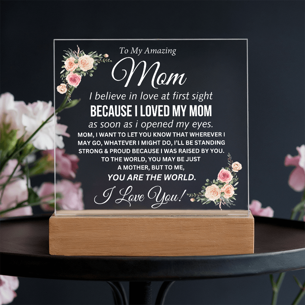 To My Amazing Mom - Acrylic Plaque - TJ164