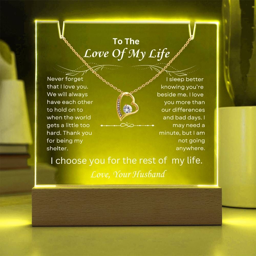 To The Love of My Life - Keepsake Acrylic Gift Set - TJ041