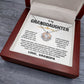 To My Granddaughter - Crown Pendant Gift Set - TJ195